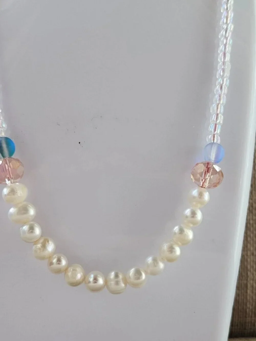 Women Necklace Beaded Faux Pearl Fashion Jewelry Long Necklace Unbranded